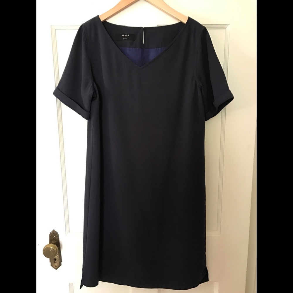 Brass Navy Dress